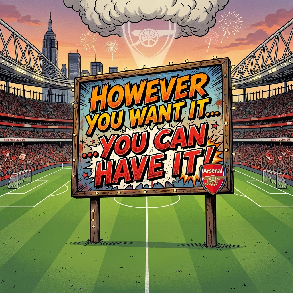 Football pitch sign without people underneath
