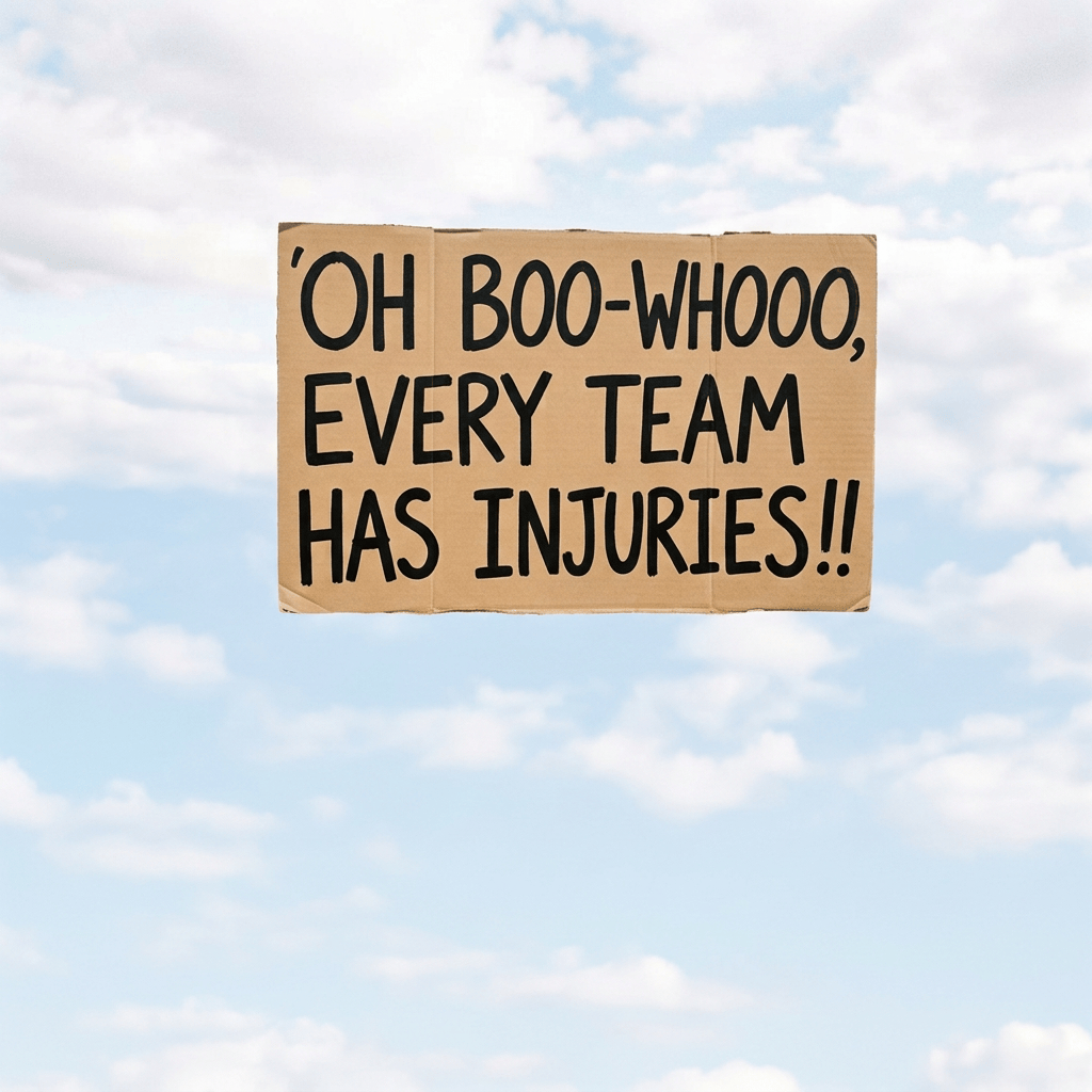 Sign without people or stadium
